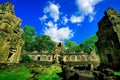 Cambodian temple ruins Royalty Free Stock Photo