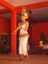 Cambodian traditional dancer on stage