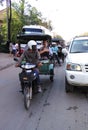 Cambodian tuktuk driver