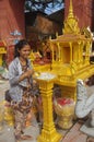 Cambodian woman Royalty Free Stock Photo