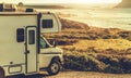 Cambria California Pacific Coast Camping in Modern RV Camper Van Class C