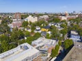 Cambridge aerial view, MA, USA Royalty Free Stock Photo