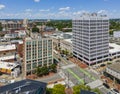 Cambridge city center aerial view, Massachusetts, USA Royalty Free Stock Photo