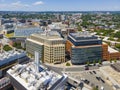 Cambridge aerial view, Massachusetts, USA Royalty Free Stock Photo