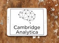 Cambridge Analytica logo Royalty Free Stock Photo