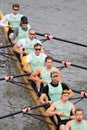 Cambridge eight - 100th Primatorky rowing race Royalty Free Stock Photo