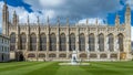 Cambridge, England - April 2, 2016 : King`s college founded by King Henry VI in 1441