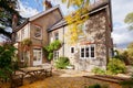 Autumnal victorian patio garden