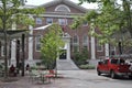 Cambridge MA, 30th june: Harvard Lehman Hall building from Harvard Campus in Cambridge Massachusettes State of USA Royalty Free Stock Photo