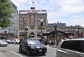 Cambridge MA, 30th june: Harvard Square from Cambridge downtown in Massachusettes State of USA Royalty Free Stock Photo