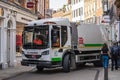 Cambridge, UK, August 1, 2019. Recyclable Waste Collection Vehicle