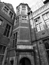 MAA Museom of archaeology and anthropology in Cambridge in black and white Royalty Free Stock Photo