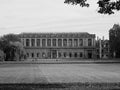 Trinity College Wren Library in Cambridge in black and white Royalty Free Stock Photo