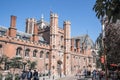 Cambridge university St Johns College Great Gate view from Trinity street, UK