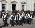 Cambridge UK June 27 2018, University Students file into Senate