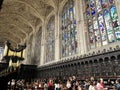 Cambridge, United Kingdom - April 21: The iconic King's College chapel, University of Cambridge