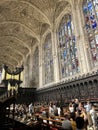Cambridge, United Kingdom - April 21: The iconic King's College chapel, University of Cambridge