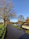 Cambridge, United Kingdom - April 20, 2019: Midsummer common park