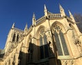 Cambridge, United Kingdom - January 17, 2019: St John's College, University of Cambridge