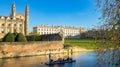 Cambridge University, King`s College from across the river