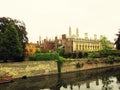 Cambridge University and the river Cam