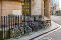 Cambridge university student push bikes
