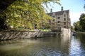 Cambridge University. View from river cam Royalty Free Stock Photo