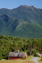 Cambridge, Vermont Barn In the Shadow Of Mt. Mansfield Royalty Free Stock Photo