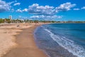 Cambrils beach Spain Costa Dorada Catalonia Royalty Free Stock Photo