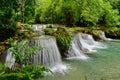 Cambugahay Falls, a 3-tiered waterfall on Siquijor Island, Philippines