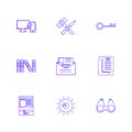 camcoder , camera , video , multimedia , computer , setting , eps icons set vector