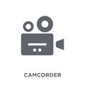 Camcorder icon from Electronic devices collection.