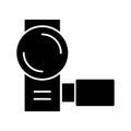 Camcorder Isolated Vector icon which can easily modify or edit Royalty Free Stock Photo