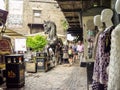 Camden Lock Bridge. A famous alternative culture shops Royalty Free Stock Photo