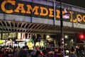 London, United Kingdom - December 2023 - Camden Lock, the North London line railway bridge Royalty Free Stock Photo