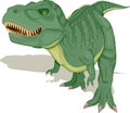 ÃÂncient animal, dinosaur, tyrannosaurus on a white background.