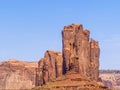 Camel Butte is a giant sandstone formation in the Monument valley that resembles a camel Royalty Free Stock Photo