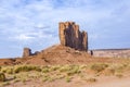 Camel Butte is a giant sandstone formation in the Monument valley Royalty Free Stock Photo