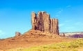 Camel Butte is a giant sandstone formation in the Monument valley Royalty Free Stock Photo