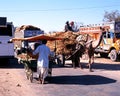 Camel cart and traffic, Jaipura.