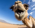 Camel Comedy: Hilarious Close-Up of Big Lips