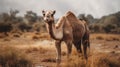 Camel In The Desert: A Dignified Pose Amidst Soggy Tonalism