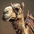 camel head close up Royalty Free Stock Photo