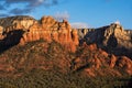 Camel Head and Snoopy Rock are part of the Red Rocks around Sedona, Arizona. Royalty Free Stock Photo