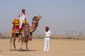 Camel and Indian men at Jaisalmer