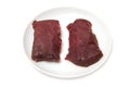 Camel meat steaks Royalty Free Stock Photo