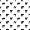 Camel pattern vector