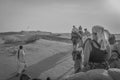 Camel ride Desert of Rajasthan, India. Royalty Free Stock Photo