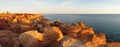 Camel riding at Cable Beach near Broome, Western Australia. Royalty Free Stock Photo