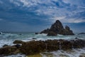 Camel rock at Bermagui seascape photo